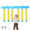 Reflex Challenge Game Hand-Eye Coordination Falling Sticks Catching Game Adjustable Speed Adults And Kids Yellow 1