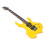 Electric Guitar 24 Fret Yellow Flame Shaped 5