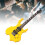 Electric Guitar 24 Fret Yellow Flame Shaped 11