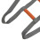 Reliable Bed Rope Ladder Helper Strap with Multiple Handles Orange Grey 11