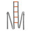 Reliable Bed Rope Ladder Helper Strap with Multiple Handles Orange Grey 2