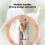 Reliable Bed Rope Ladder Helper Strap with Multiple Handles Orange Grey 6