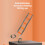 Reliable Bed Rope Ladder Helper Strap with Multiple Handles Orange Grey 4