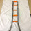 Reliable Bed Rope Ladder Helper Strap with Multiple Handles Orange Grey 15