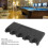 5-Cue Pool Cue-Halter, Kunststoff, Schwarz, 5-Löcher 6