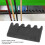 5-Cue Pool Cue-Halter, Kunststoff, Schwarz, 5-Löcher 4