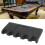5-Cue Pool Cue-Halter, Kunststoff, Schwarz, 5-Löcher 1