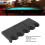 5-Cue Pool Cue-Halter, Kunststoff, Schwarz, 5-Löcher 5