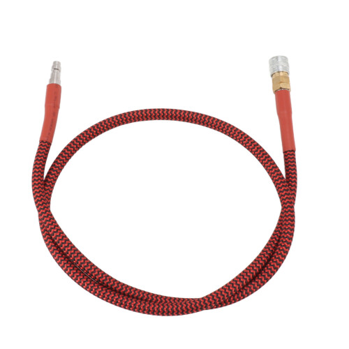 8 mm CO2 Niederdruckschlauch 36 Zoll Rot/Schwarz 2