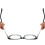 Blaufilterbrille Damen Rot 250 g TR90 6