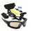 Motorradbrille UV400 PC-Linse, winddicht 3