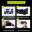 3D-VR-Headset Schwarz 297g 1050in IPD 58.5/70.5 11