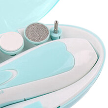Baby-Nagel-Trimmer-Set 6-Köpfe 130x42x29mm Blau