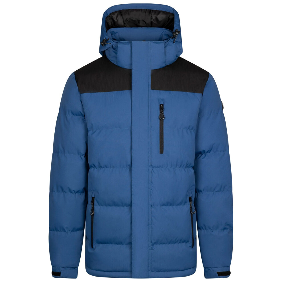 Trespass (L, Indigo Tone) Ahmor Padded Jacket Men's Blue