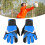 Typ 7 Blau Größe 7 Kinder Torwart-Handschuhe 300 g 7