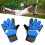 Typ 7 Blau Größe 7 Kinder Torwart-Handschuhe 300 g 9