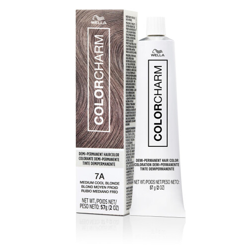 Wella COLORCHARM Demi Permanent H?rfarve 7A Medium Cool Blond 2 oz
