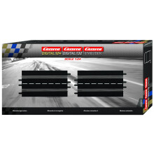 Carrera 20601 2-pack 34,5 cm rett sporutvidelse for Evolution Digital 124/132 sporbiler