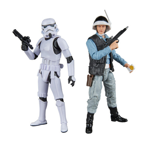 STAR WARS The Black Series Rebel Trooper & Stormtrooper, Colecionável 6 Polegadas 2-Pack