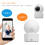 1080P WiFi Camera 3MP Pan/Tilt Night Vision Home Security White 6
