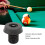Aluminium Billard-Queue untere Abdeckung 0,4 Unze Schwarz 10