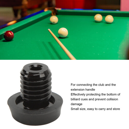 Aluminium Billard-Queue untere Abdeckung 0,4 Unze Schwarz 2