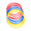 6PCS Multicolor Soccer Sport Training Speed Rings 2