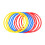 6PCS Multicolor Soccer Sport Training Speed Rings 1