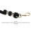 Heavy Duty Horse Lunge Line 6.6ft Black with Snap for Training 5