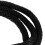Heavy Duty Horse Lunge Line 6.6ft Black with Snap for Training 9