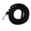 Heavy Duty Horse Lunge Line 6.6ft Black with Snap for Training 1
