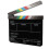 Bunte Acryl-Filmklappe 30x25cm 15