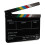 Bunte Acryl-Filmklappe 30x25cm 13