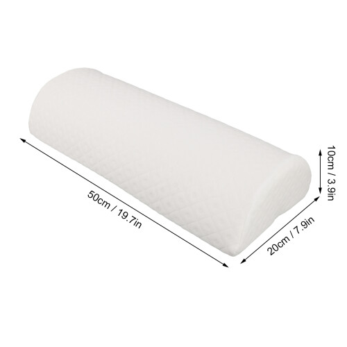Semi Roll Memory Foam Pregnancy Pillow 50cm for Back & Lumbar Support 1