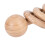 Wood Baby Rattle Teether Toy Solid Beech Early 11