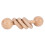 Wood Baby Rattle Teether Toy Solid Beech Early 2