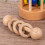 Wood Baby Rattle Teether Toy Solid Beech Early 5