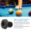 Billard-Queue-Puffer 11 g Aluminium-Plastik Schwarz 10