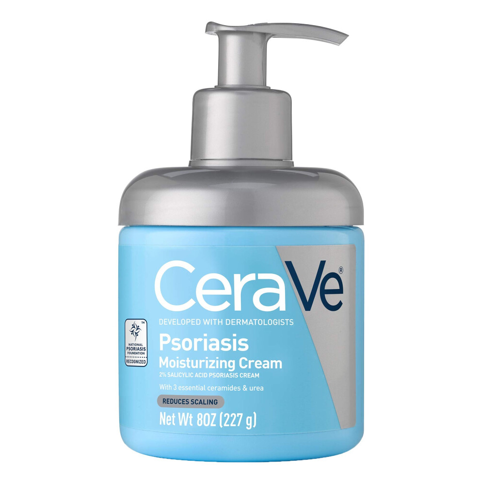 Cerave Moisturizing For Psoriasis Treatment With Salicylic Acid For Dry Skin Itch Relief & Urea For Moisturizing Fragrance Free & Allergy Cream