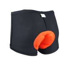 Men and Women 3D Padded Bike Shorts L Size Orange
