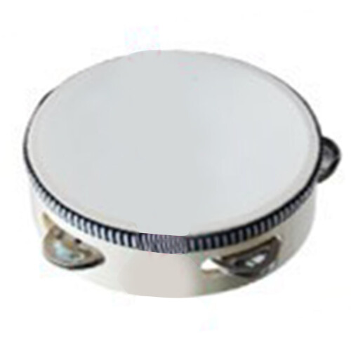 Wooden Handheld Tambourine Educational Interesting 1