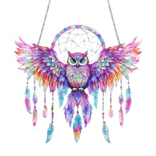 Sun Catcher Window Decoration Nature Inspired Metal Chain 7.87 X 6.69 Inches Wall Decoration Garden Kitchen Living Room