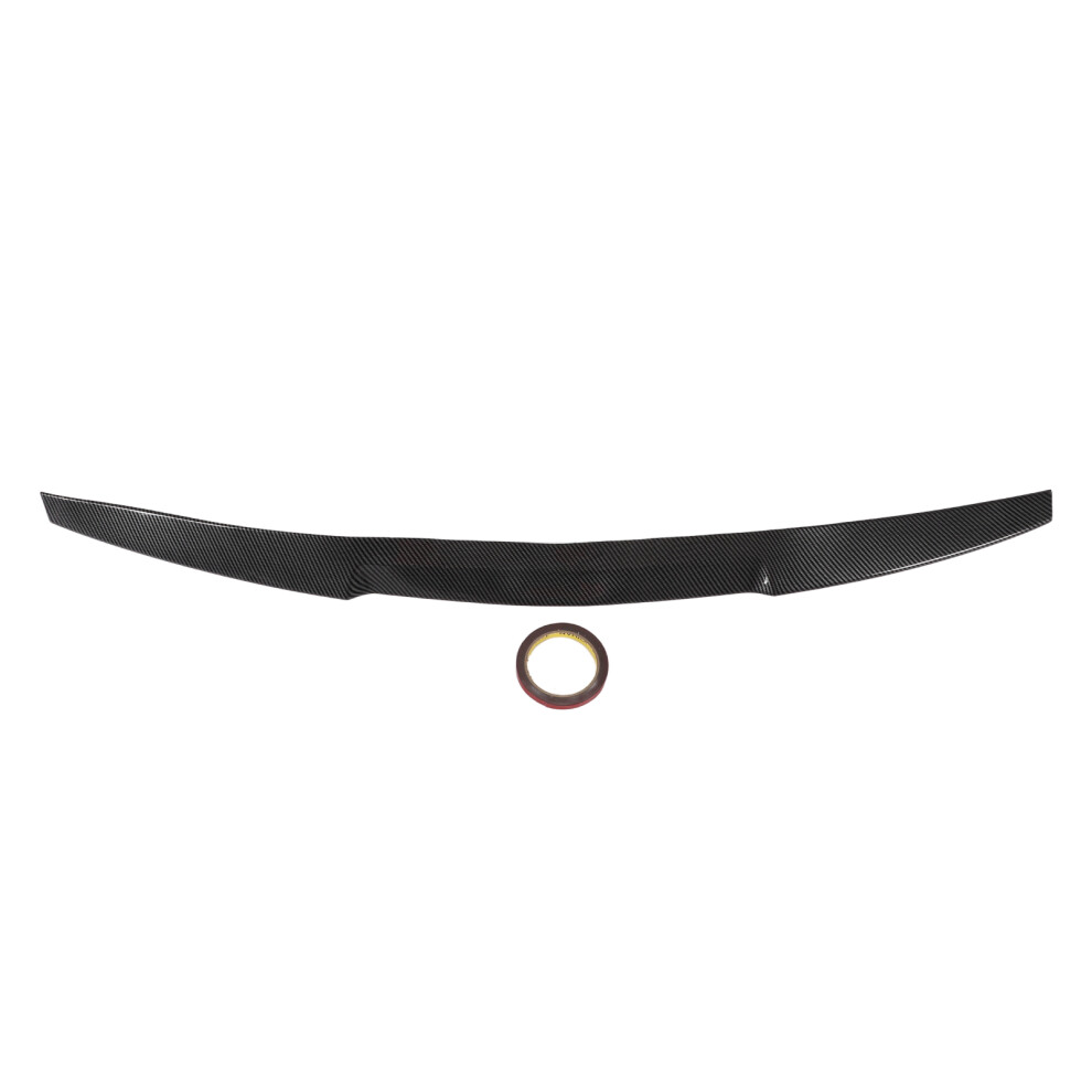 Carbon Fibre Style Rubber Rear Trunk Spoiler Lip 9121376313509