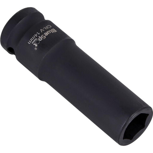 BlueSpot BlueSpot 14mm Deep Socket Impact Hex 6 Point Single CRV Steel 1/2" Drive 2