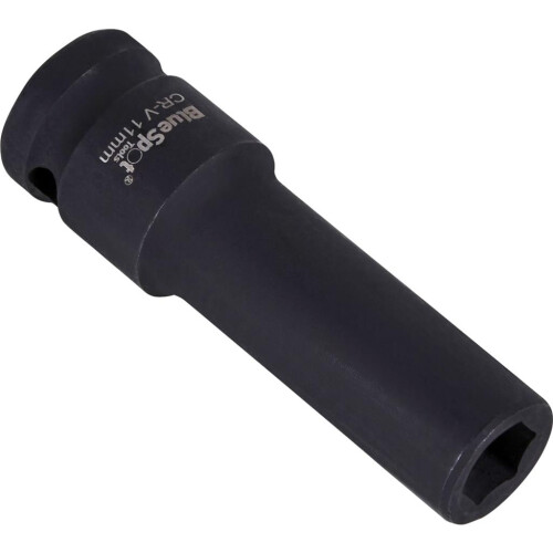 BlueSpot BlueSpot 11mm Deep Socket Impact Hex 6 Point Single CRV Steel 1/2" Drive 2