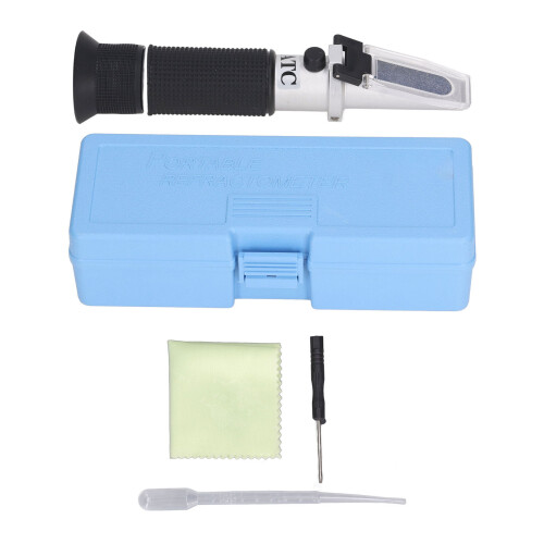 Refraktometer Tragbares Handheld Brix-Messgerät Digital ATC für Getränke 0‑32% 1