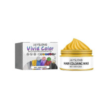 (Yellow)Jaysuing Hair Balm Gentle, Easy To Apply Moist, Multi-Colored Hair Balm