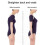 (m,Black)Betterbody Back Correction Orthosis, Relief Shoulder Support Adjustable Back Str 4
