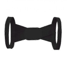(m,Black)Betterbody Back Correction Orthosis, Relief Shoulder Support Adjustable Back Str