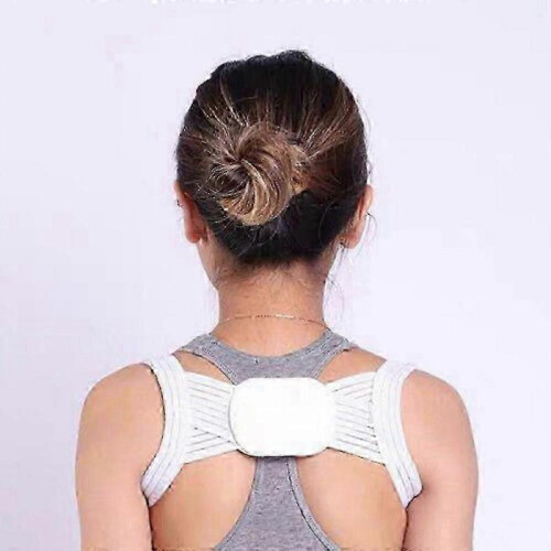 (s,White)Betterbody Back Correction Orthosis, Relief Shoulder Support Adjustable Back Str